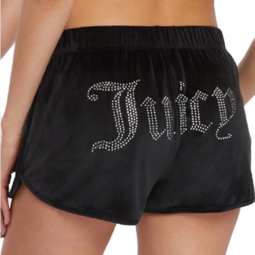 Juicy Couture BIG BLING VELOUR sleep SHORTS size medium